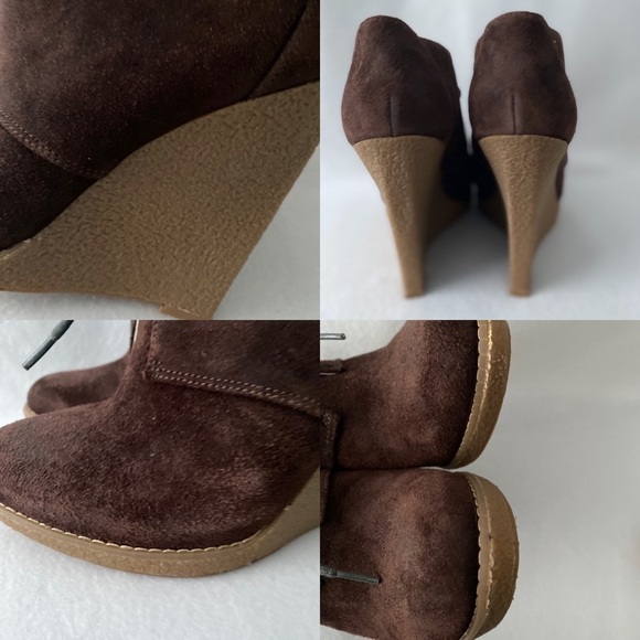 Enzo Angiolini Size 7 1/2M Brown Ankle Bootie. - Picture 6 of 8